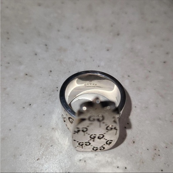 Gucci Silver Men's Ring size 14jpn 925 silver - Picture 3 of 3